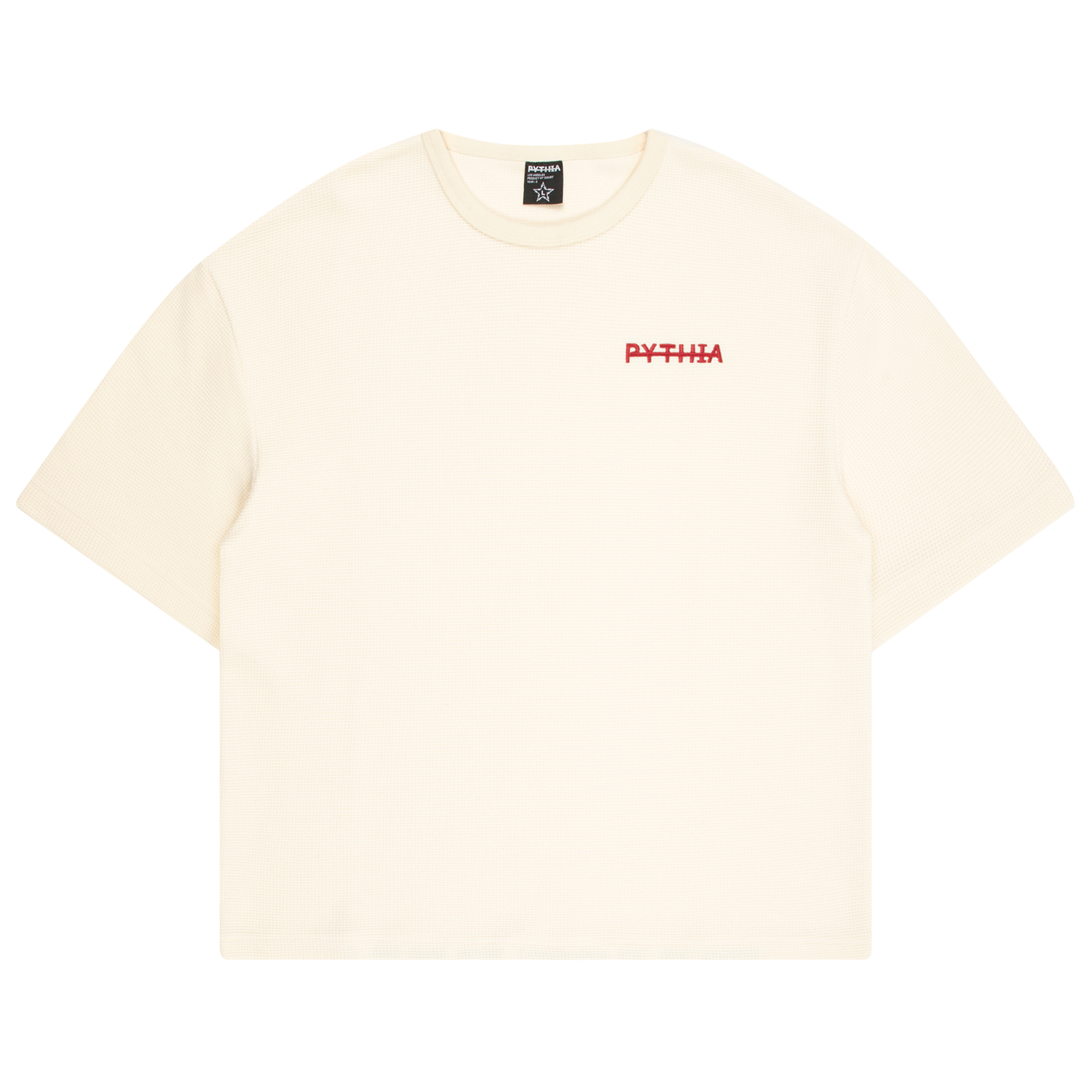 FRAME WAFFLE TEE - OFF WHITE – PYTHIA