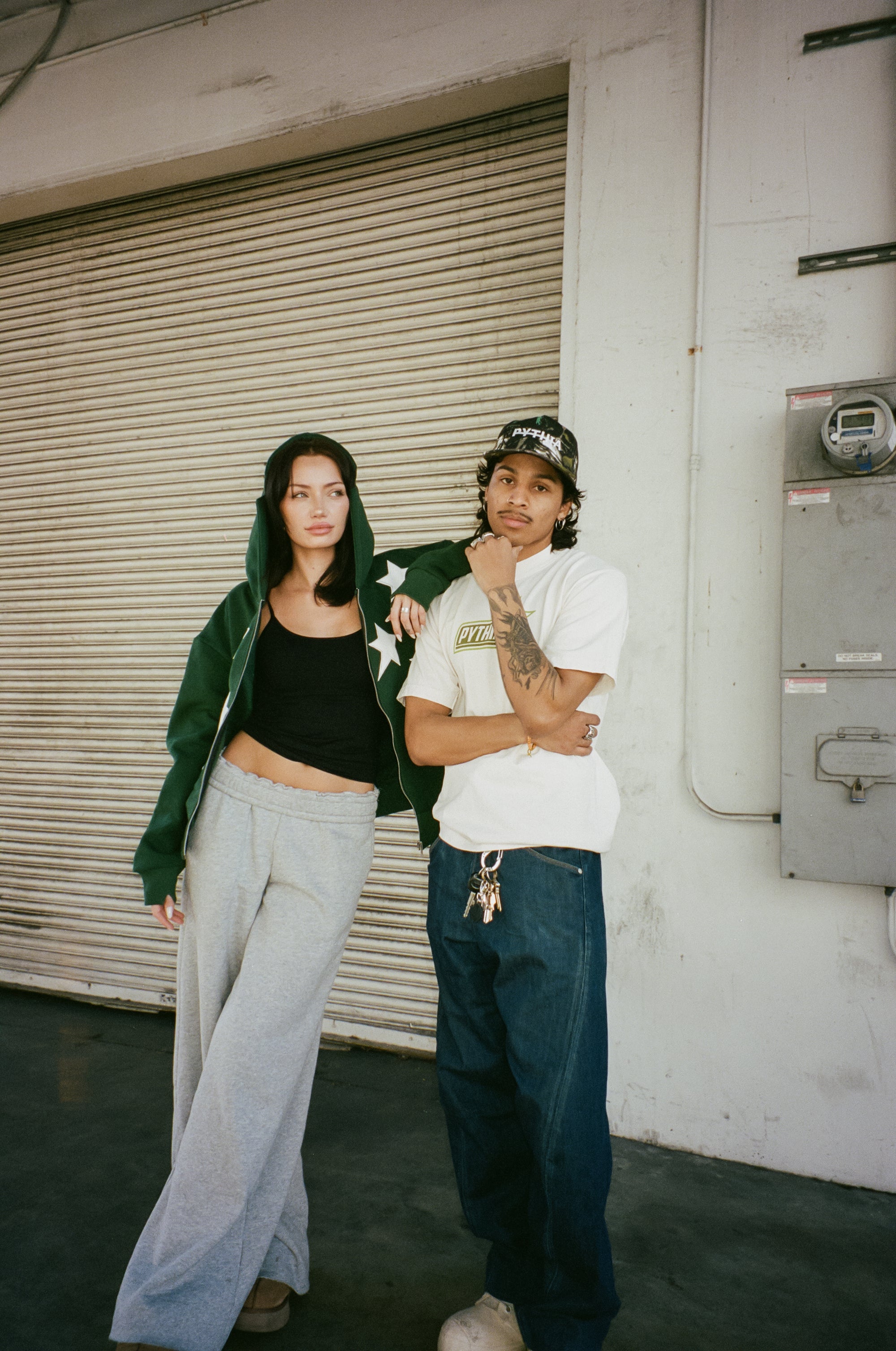 【新品未使用】PHYPS Check Star Hoodie MUSINSA | PHYPS STAR TAIL LOGO hooded ZIP UP_NAVY