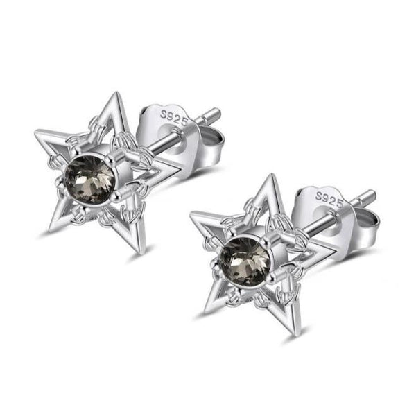 ASH BARBWIRE STAR EARRINGS