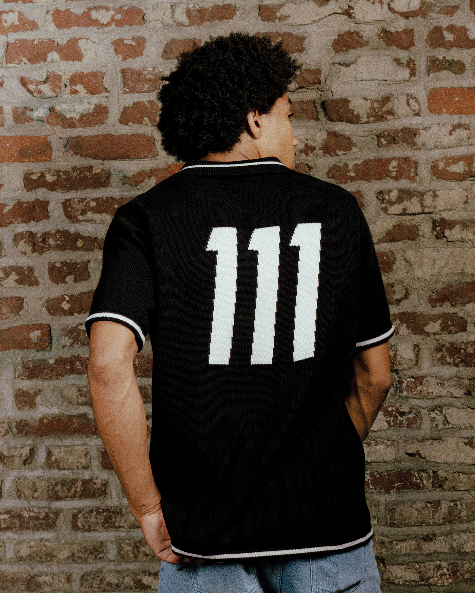 ONE-ELEVEN KNIT JERSEY - BLACK