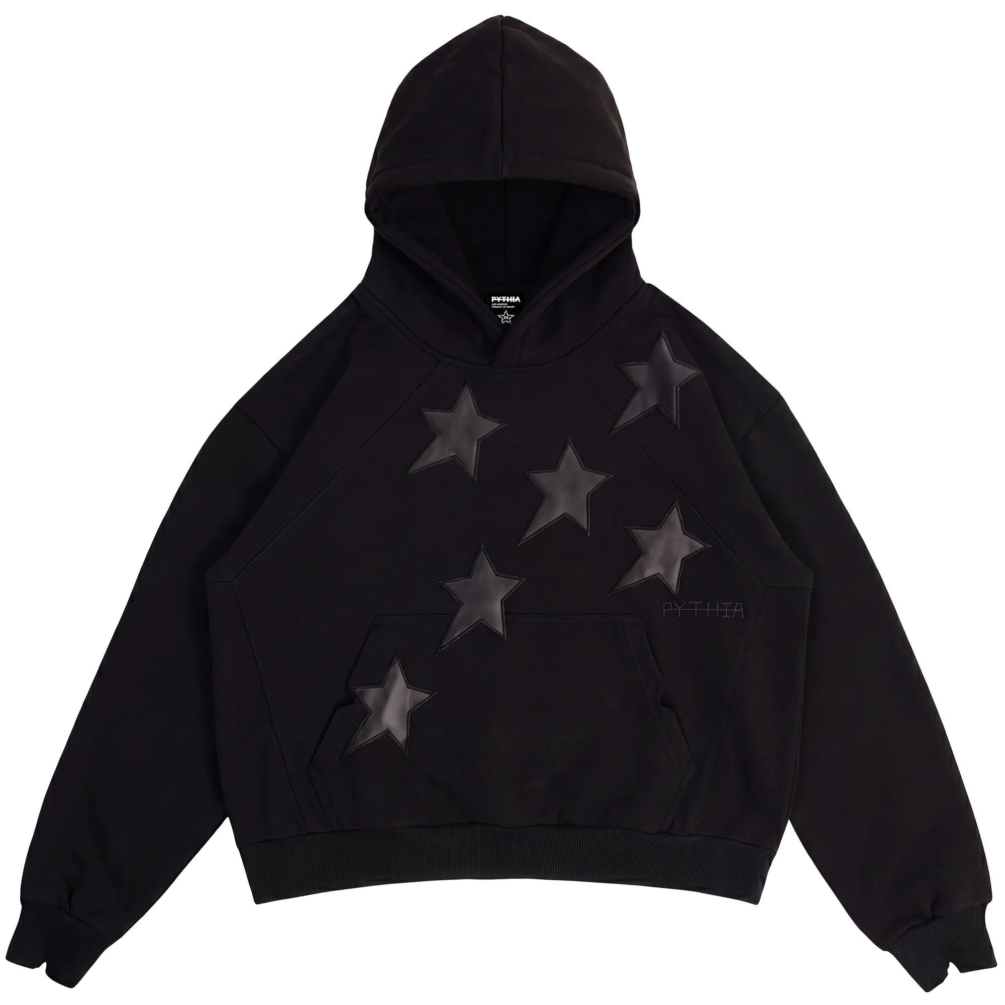 PERIPHERAL STAR HOODIE - BLACK