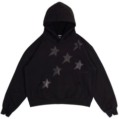 PERIPHERAL STAR HOODIE - BLACK