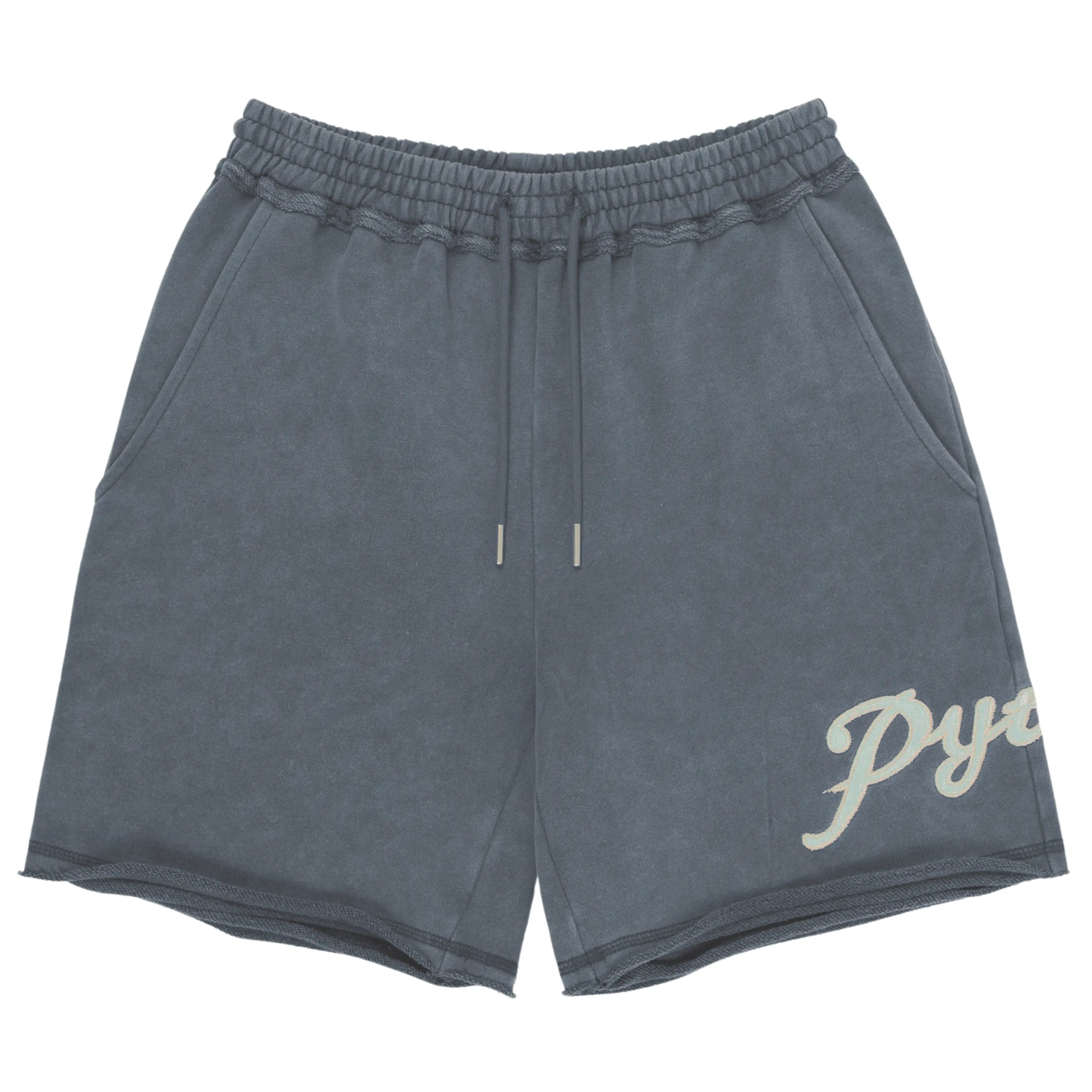 AGED SCRIPT SHORTS - BLUE