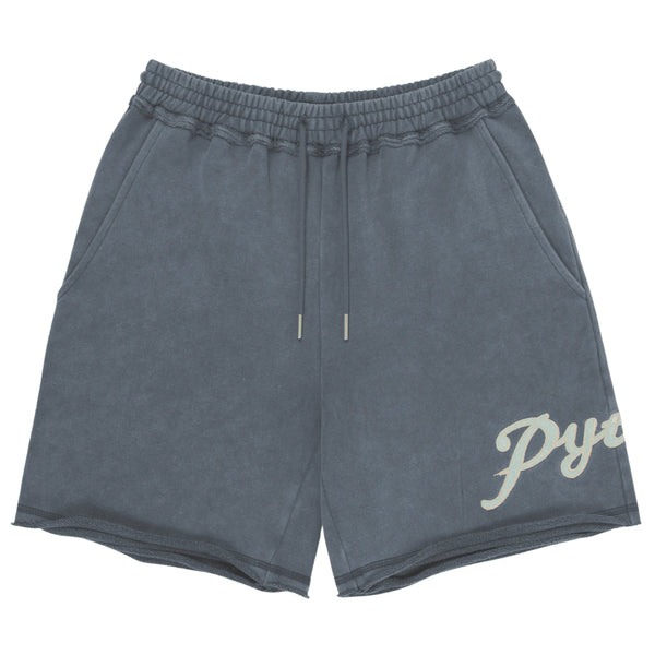 AGED SCRIPT SHORTS - BLUE