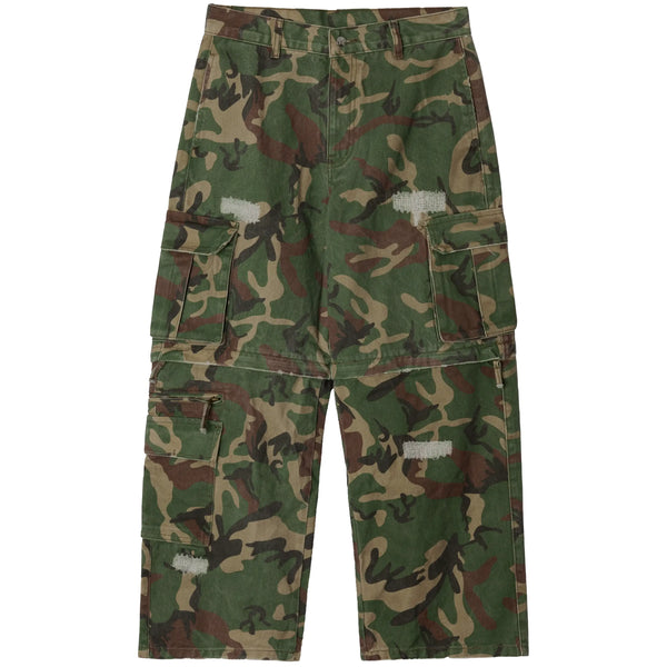CAMO CONVERTIBLE CARGO PANTS