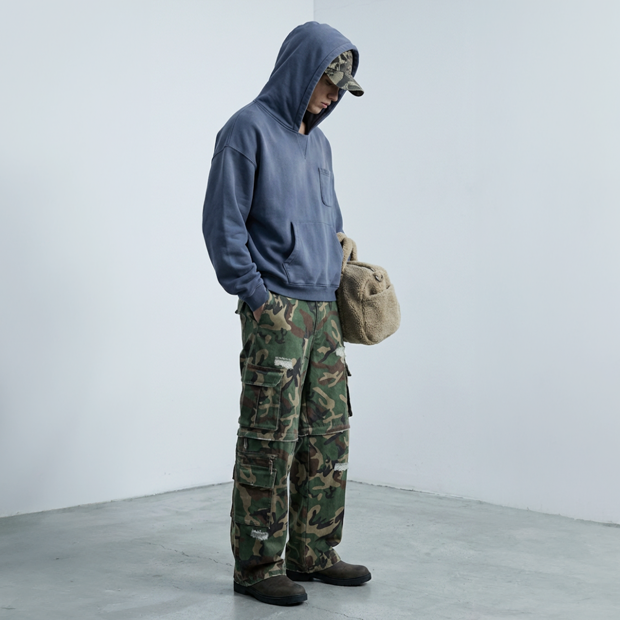 CAMO CONVERTIBLE CARGO PANTS