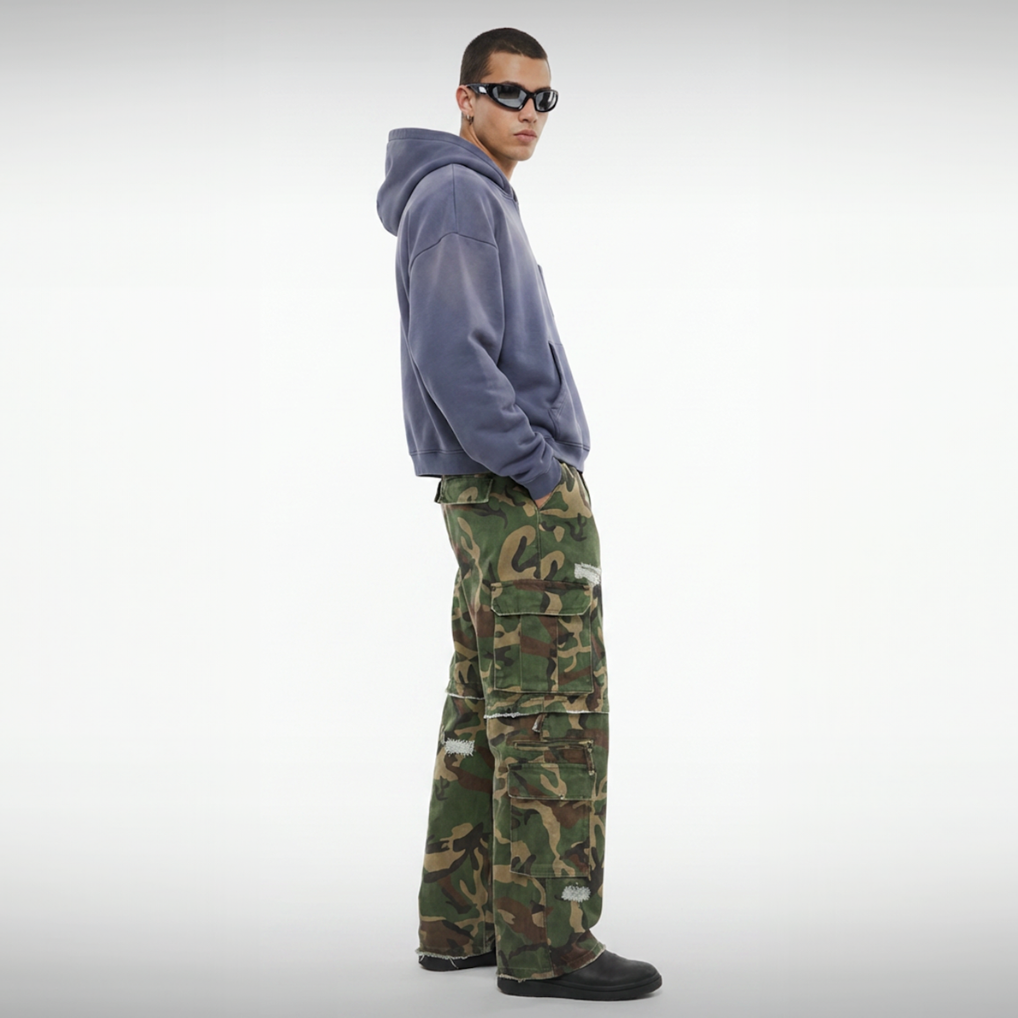 CAMO CONVERTIBLE CARGO PANTS