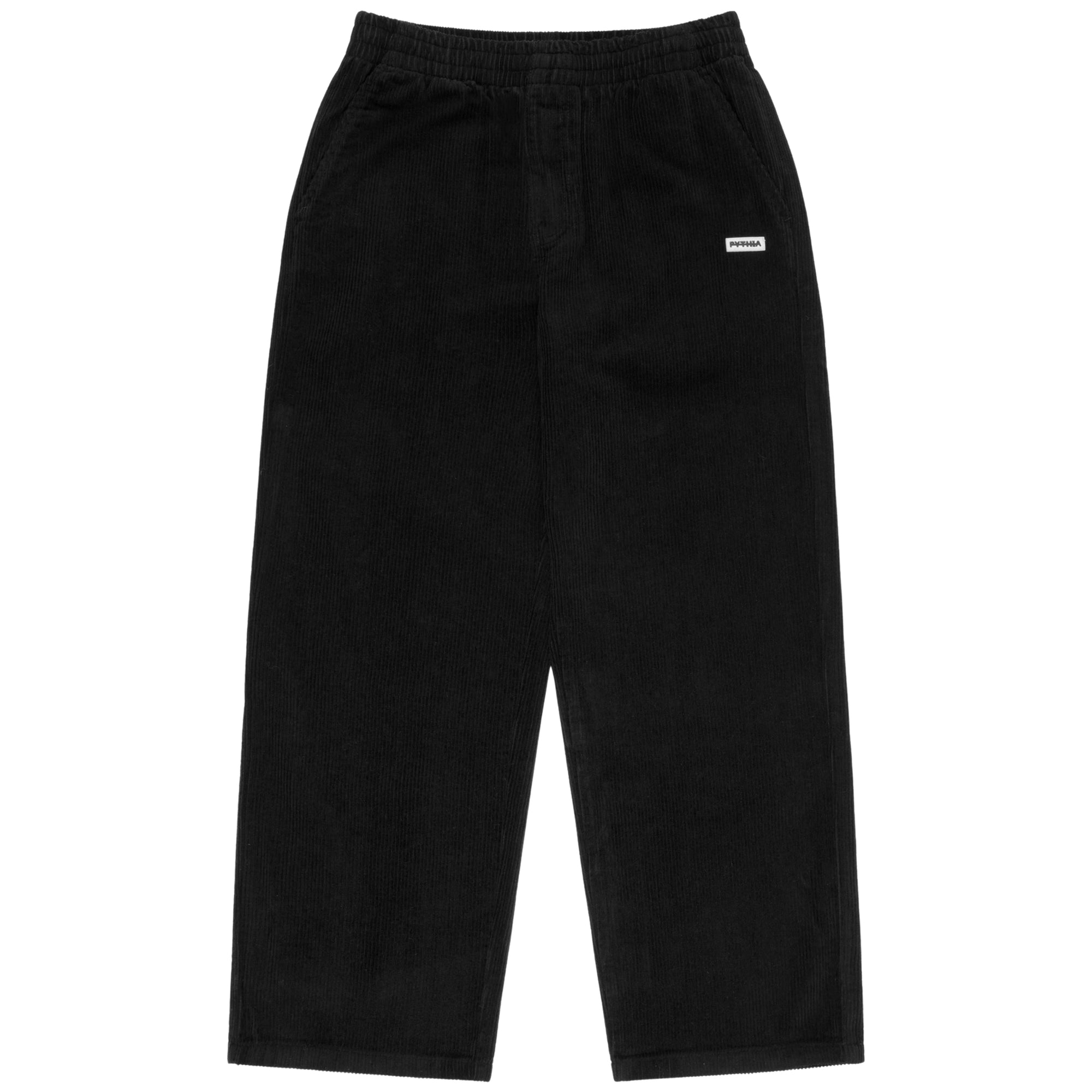 CORDUROY LOUNGE PANTS - BLACK