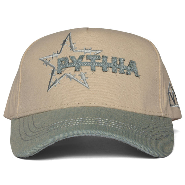 PYTHIA x VARIENT HAT - TAN / BLUE