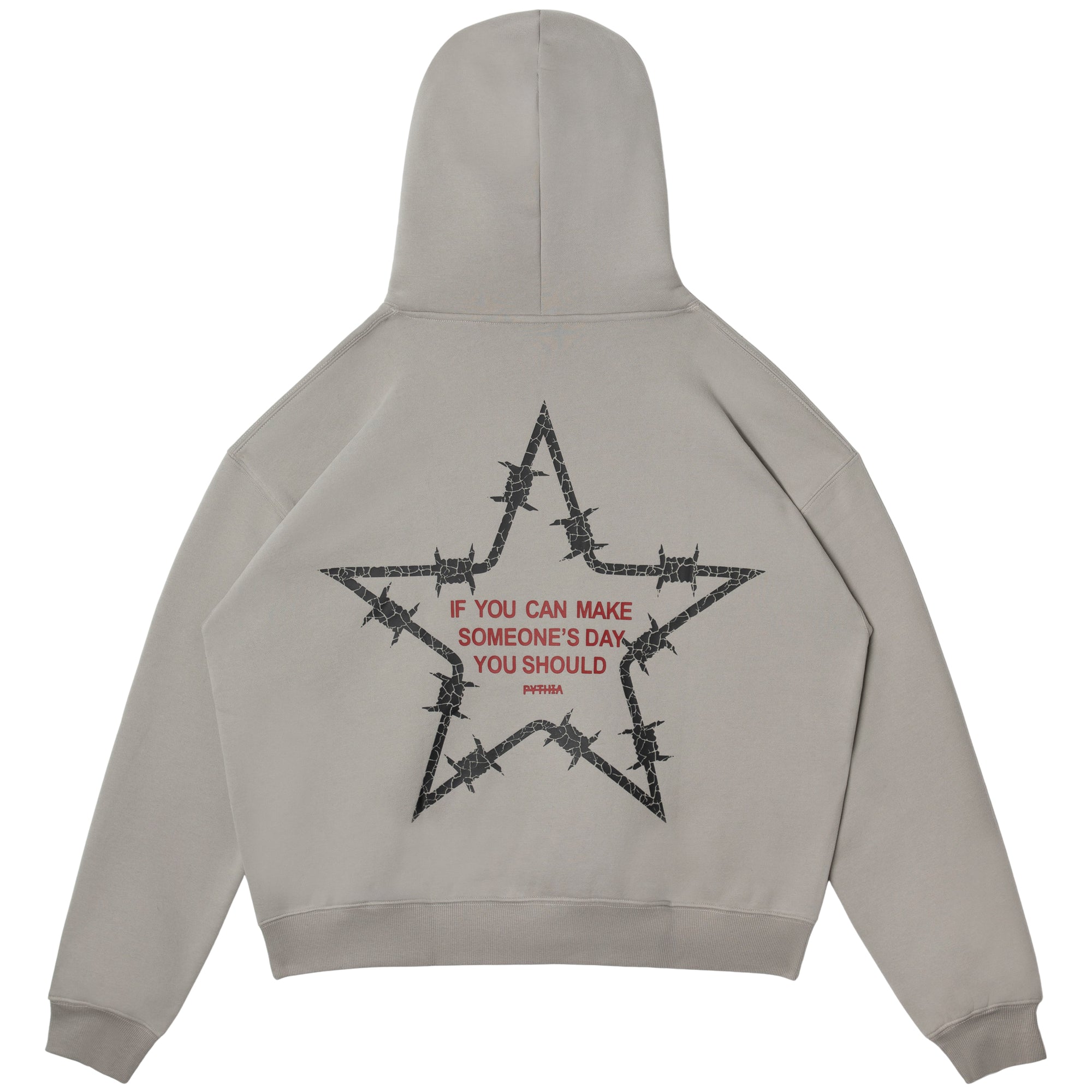 MAKE SOMEONE'S DAY HOODIE - GREY