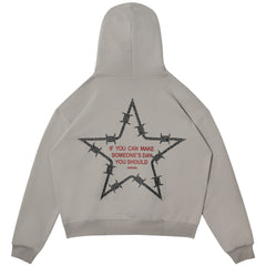 MAKE SOMEONE'S DAY HOODIE - GREY