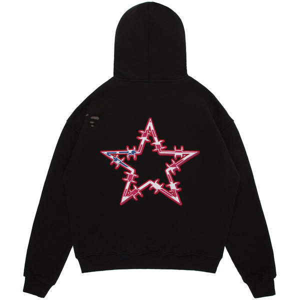 BURNOUT FLAG HOODIE