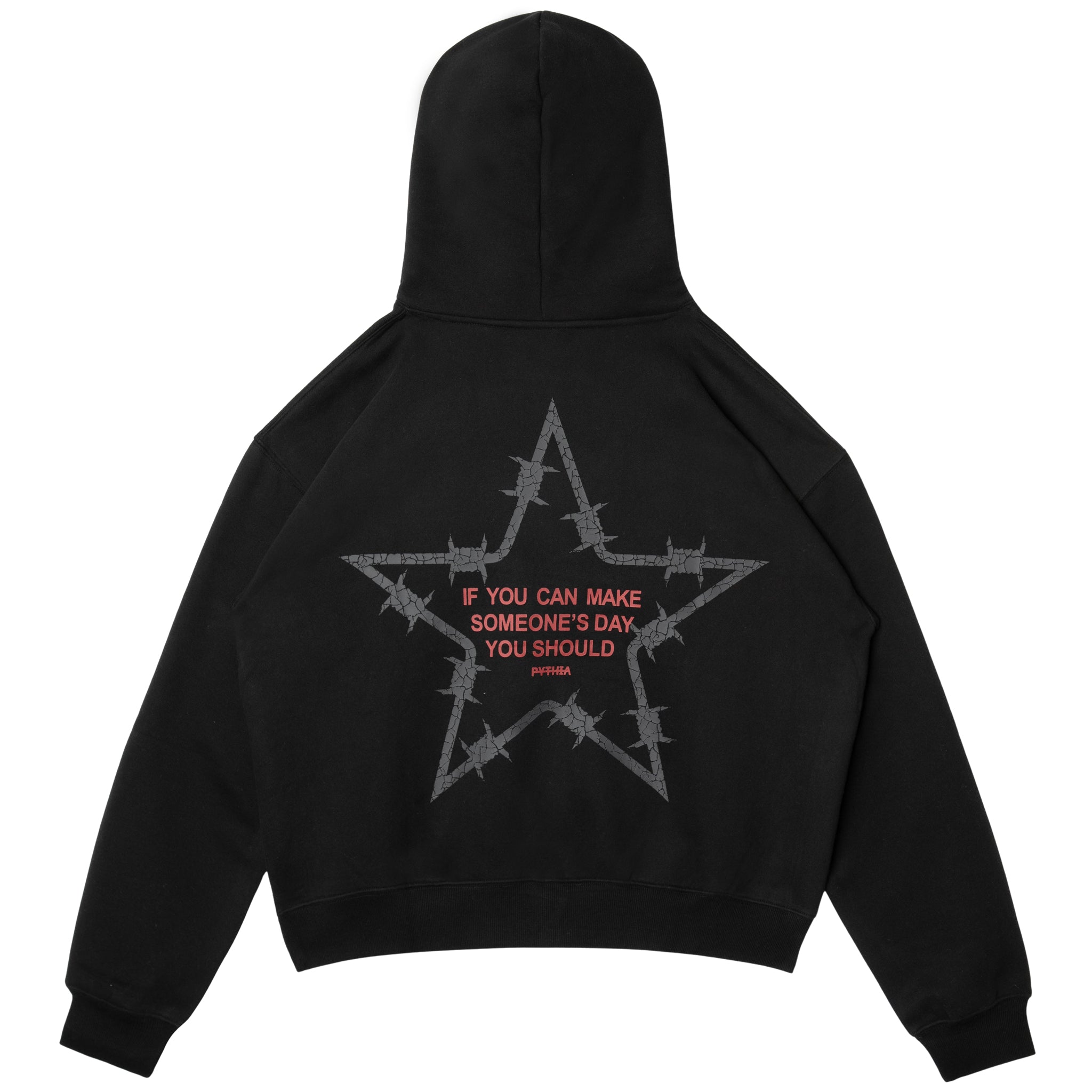 MAKE SOMEONE'S DAY HOODIE - BLACK – PYTHIA