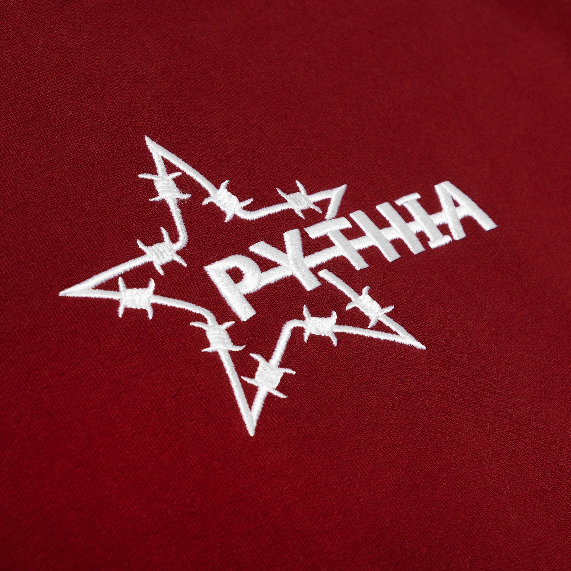 OVERSIZED PANEL HOODIE - MAROON