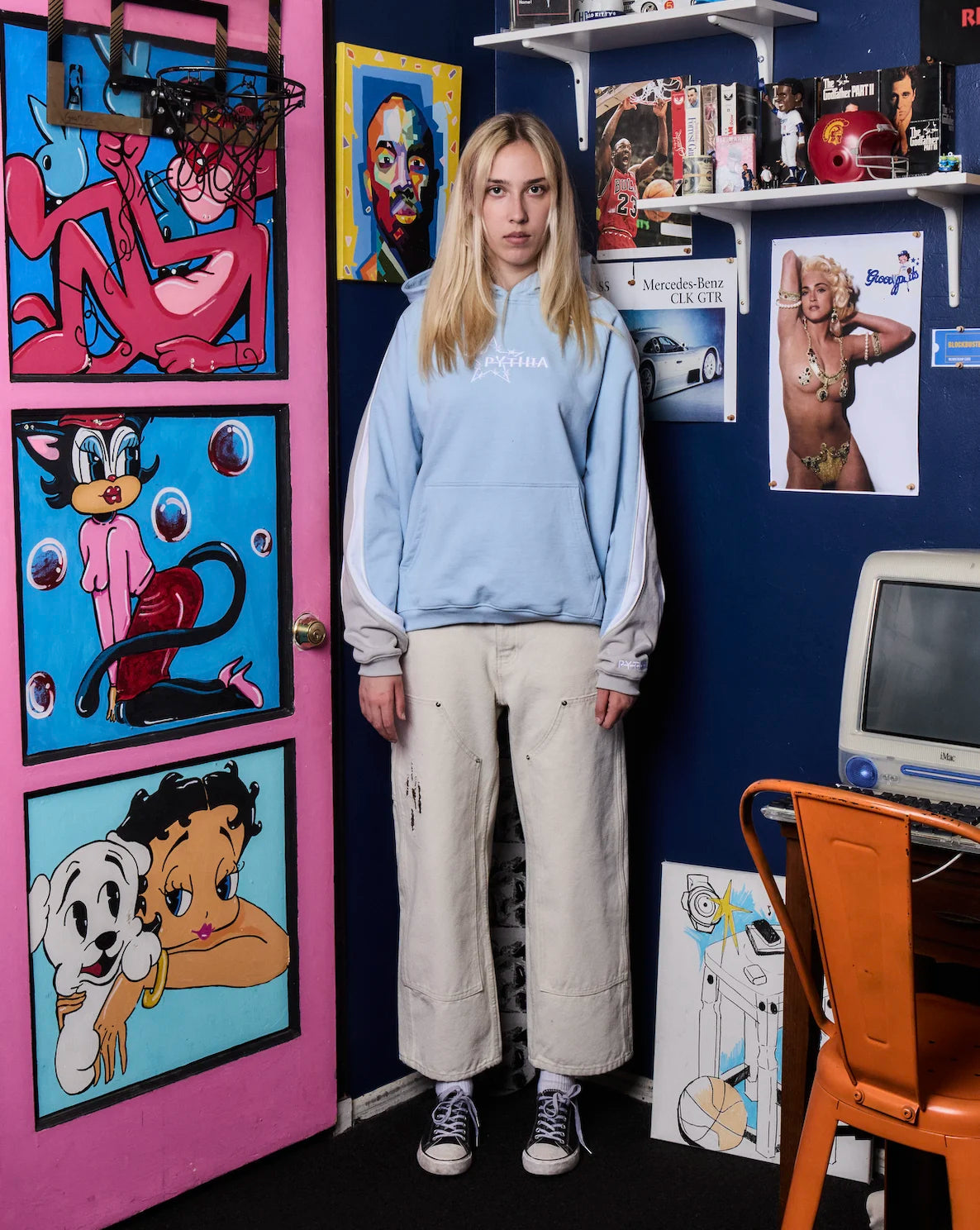 CHEETAH SLASH CARPENTER PANTS