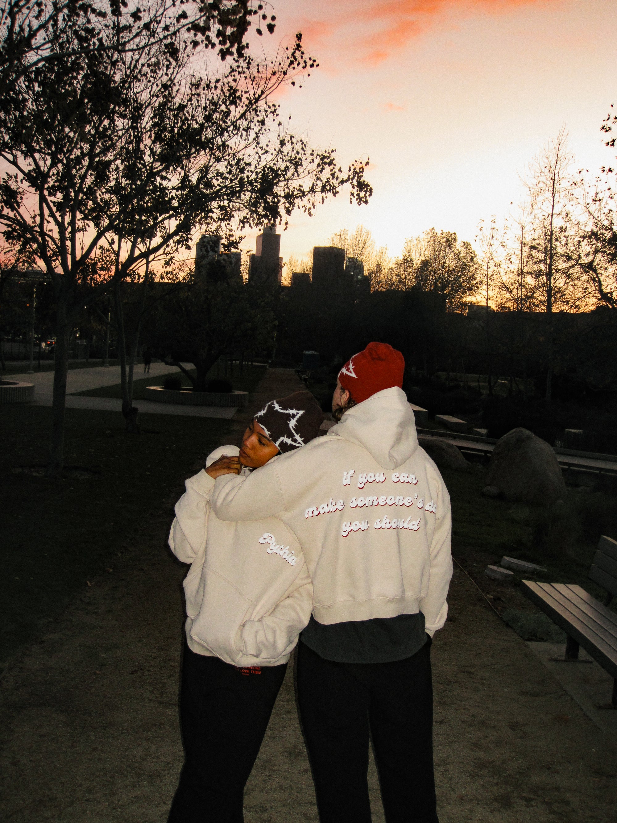 MAKE SOMEONE'S DAY HOODIE - SAND