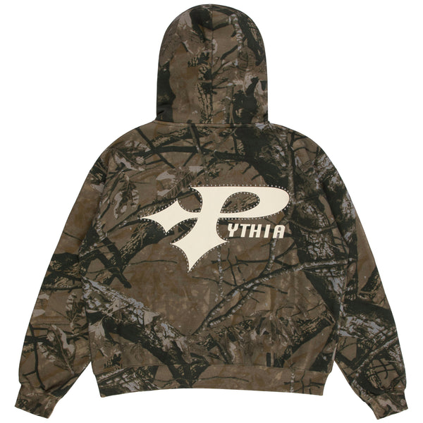 STUDDED LOGO HOODIE - CAMO