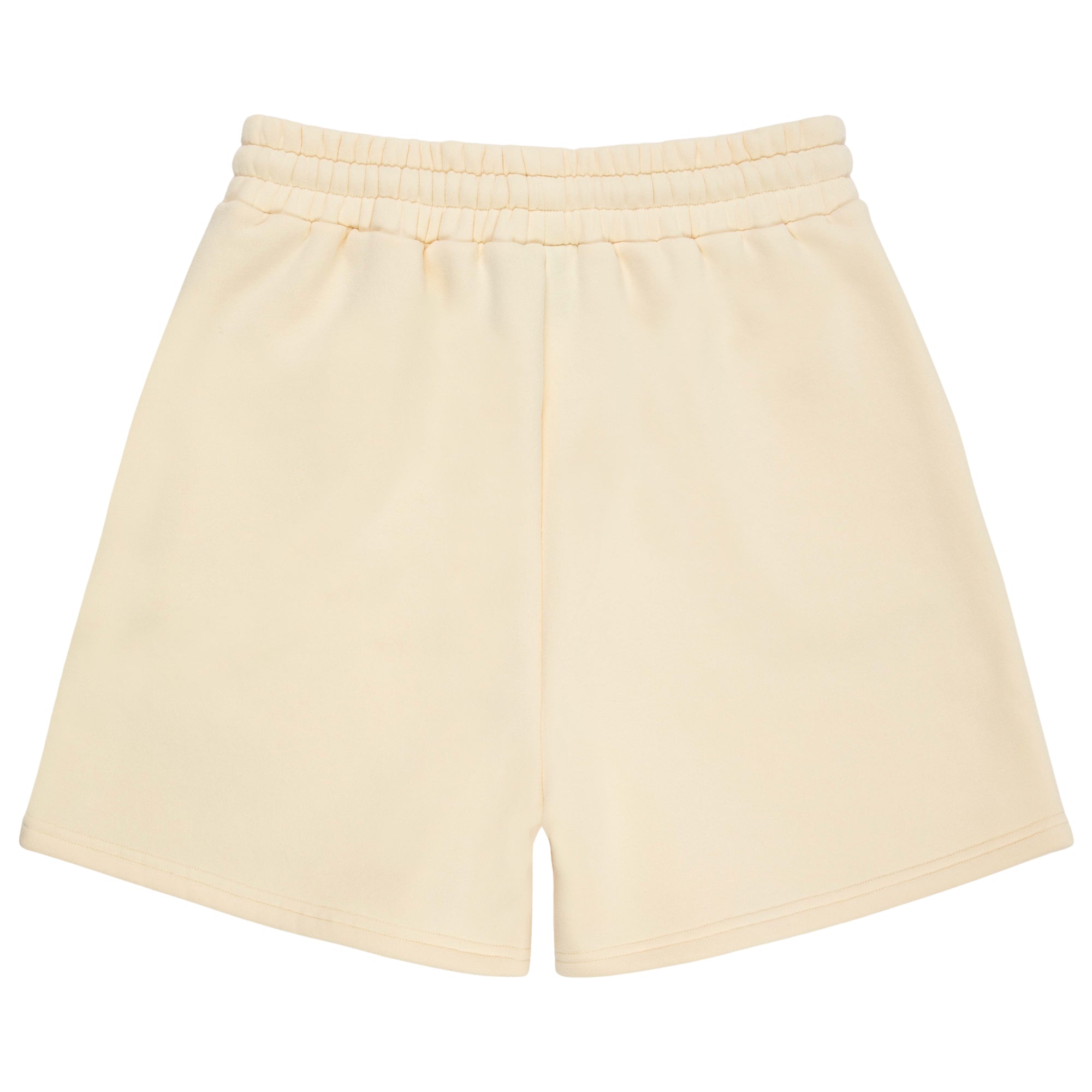 STUDDED SWEAT SHORT - CREAM