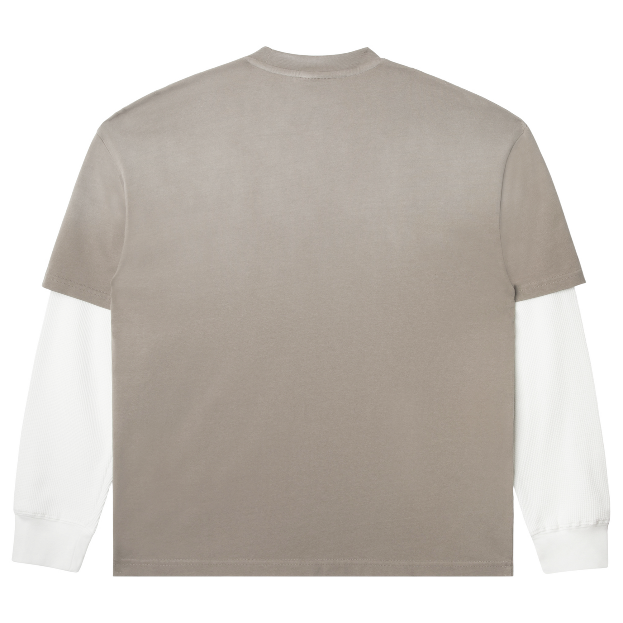 TWOFER WAFFLE LONG-SLEEVE - GREY