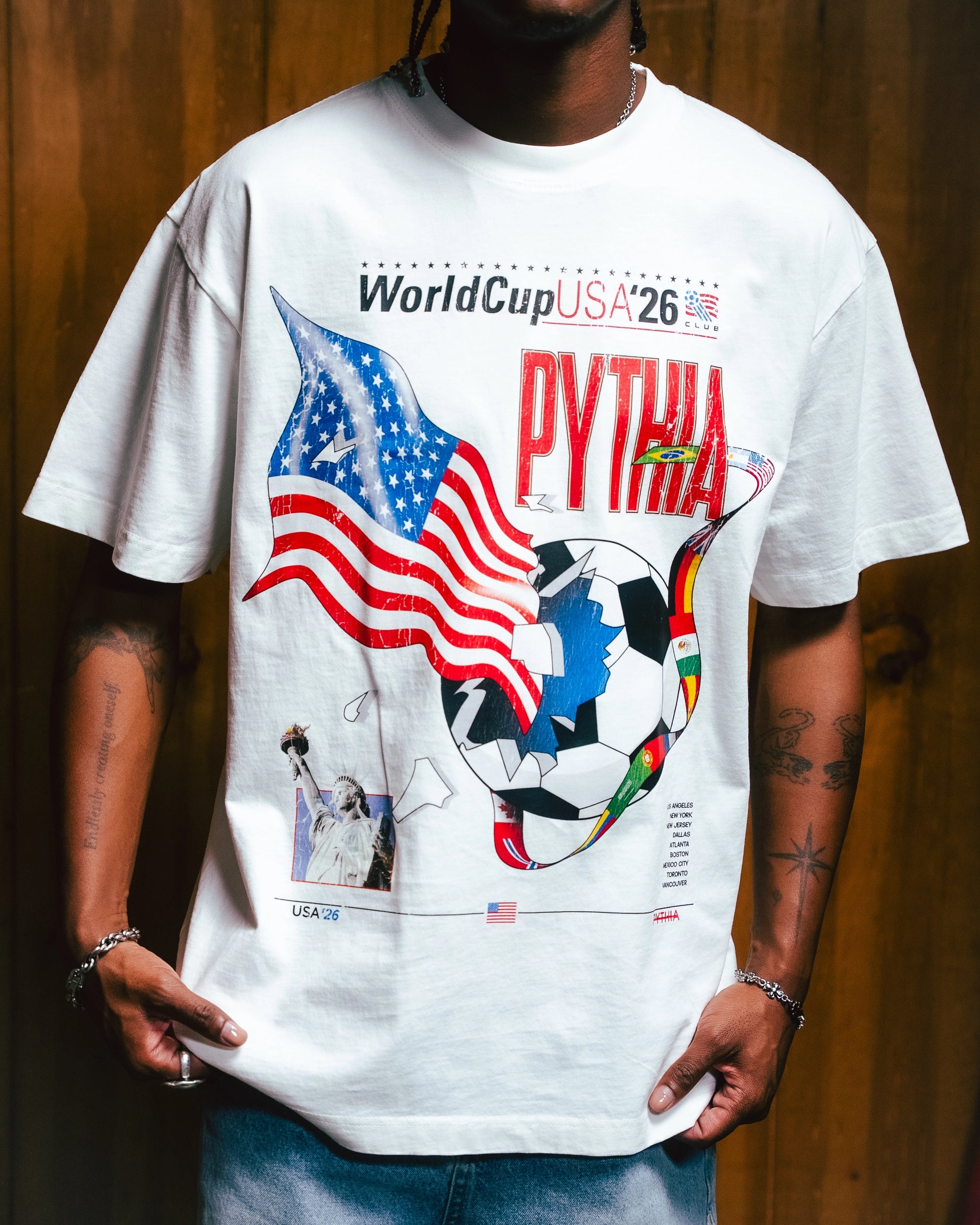 WORLD CUP USA TEE - WHITE