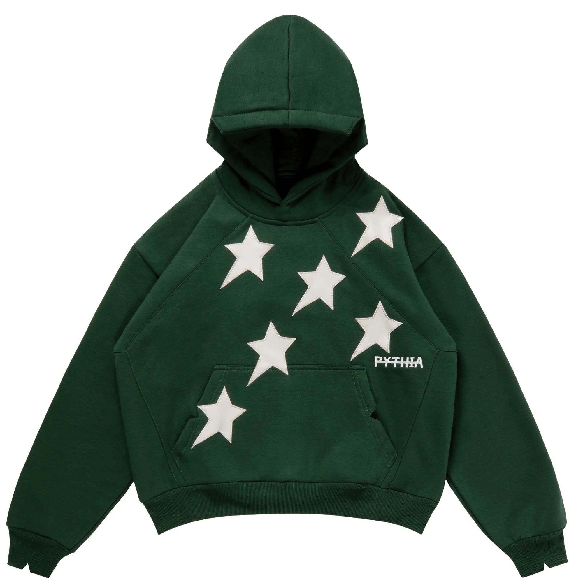 PERIPHERAL STAR HOODIE - PINE