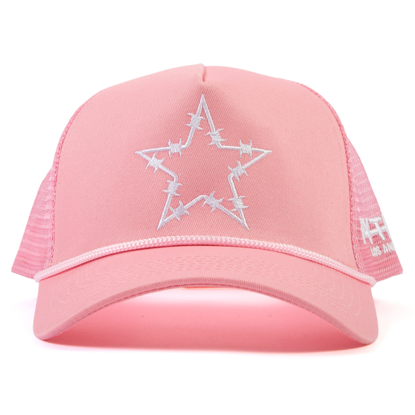 BARBWIRE STAR TRUCKER - PINK – PYTHIA