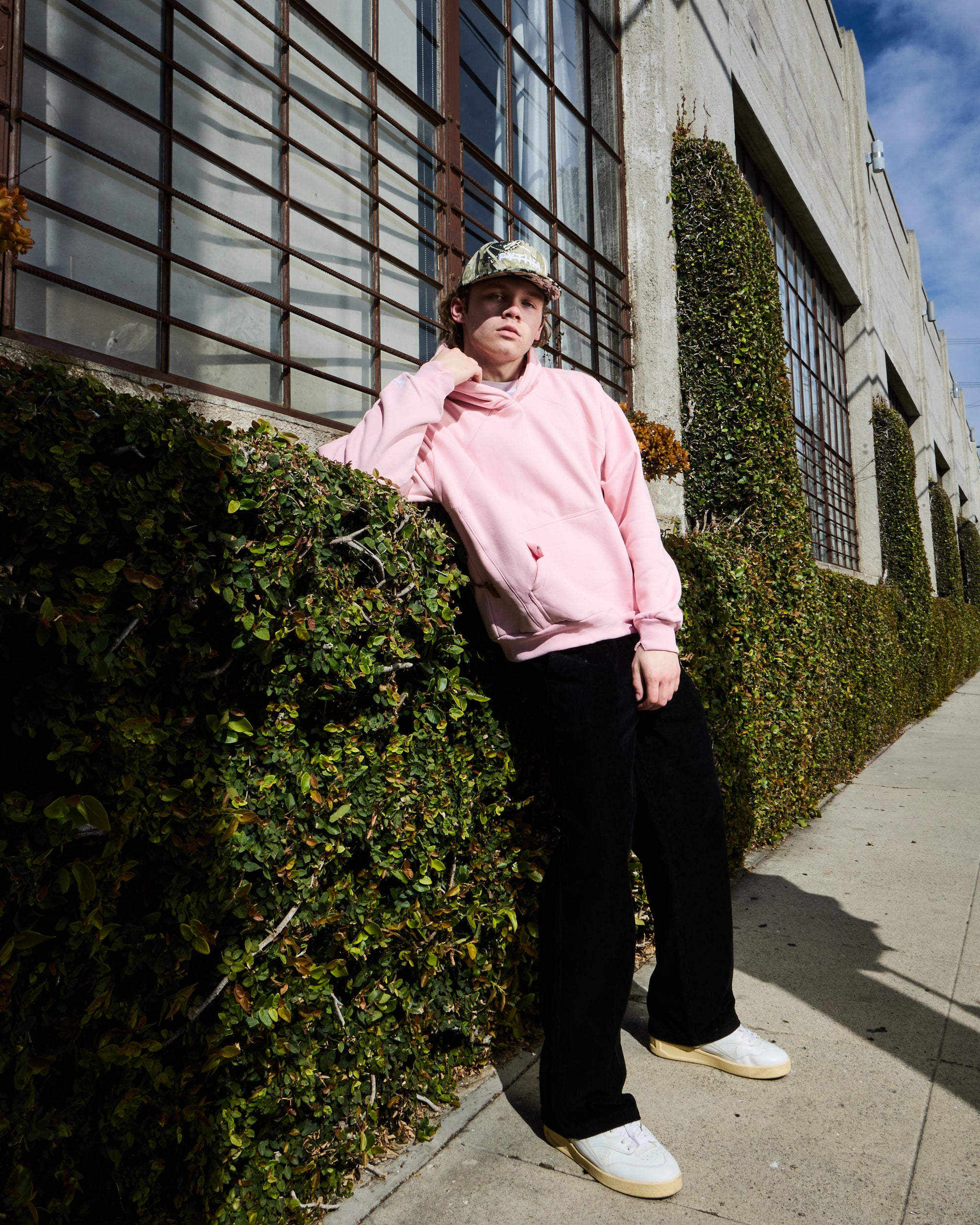 CORDUROY LOUNGE PANTS - BLACK