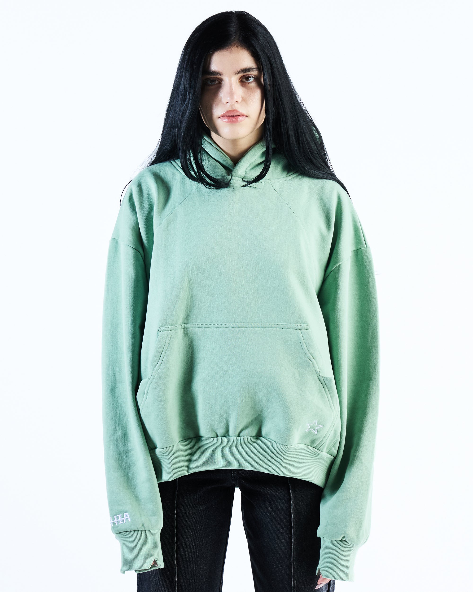PERIPHERAL HOODIE - SAGE