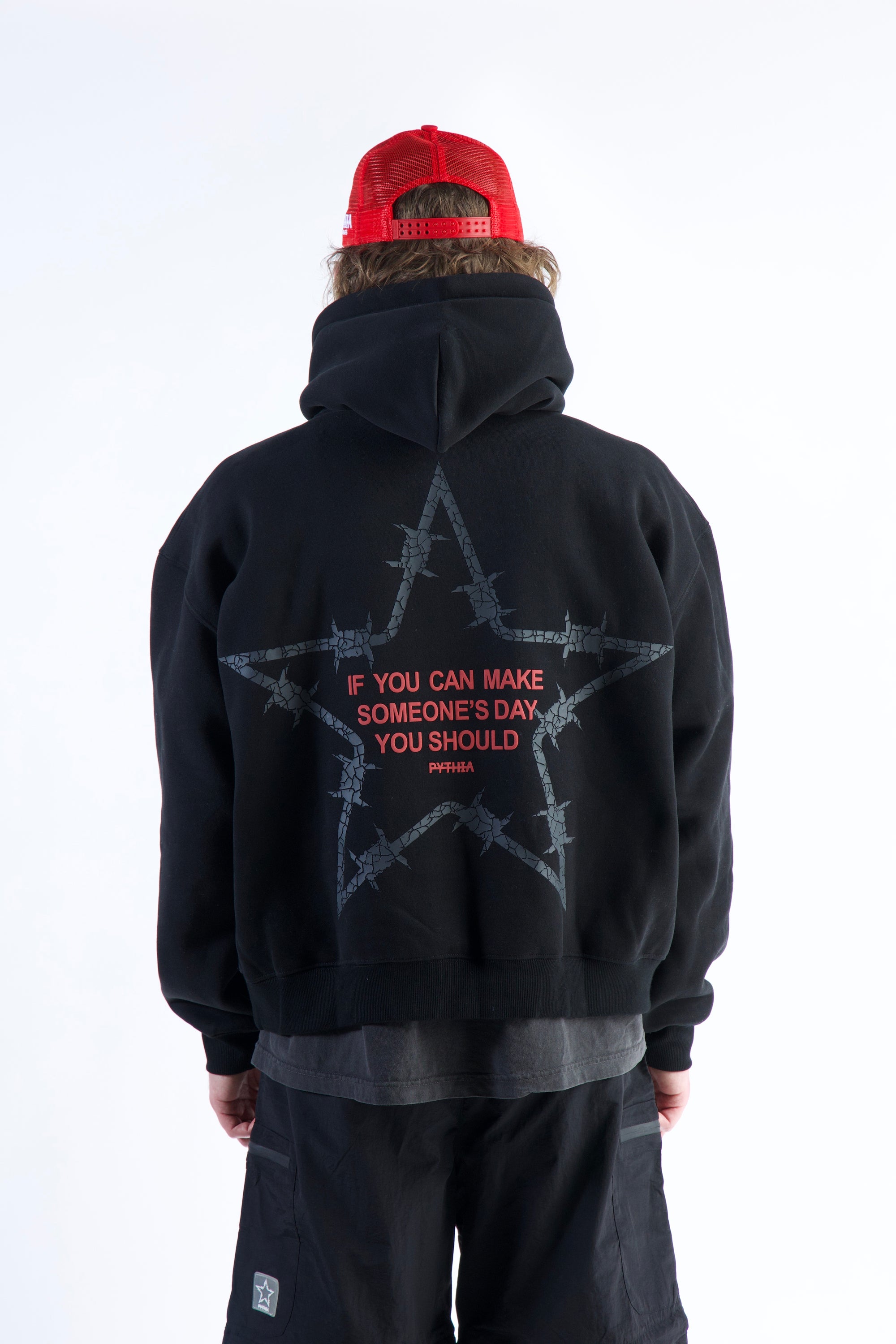 MAKE SOMEONE'S DAY HOODIE - BLACK