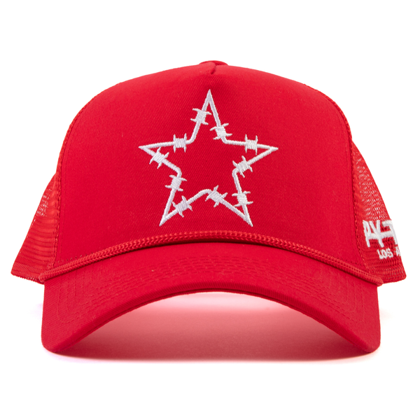 BARBWIRE STAR TRUCKER - RED