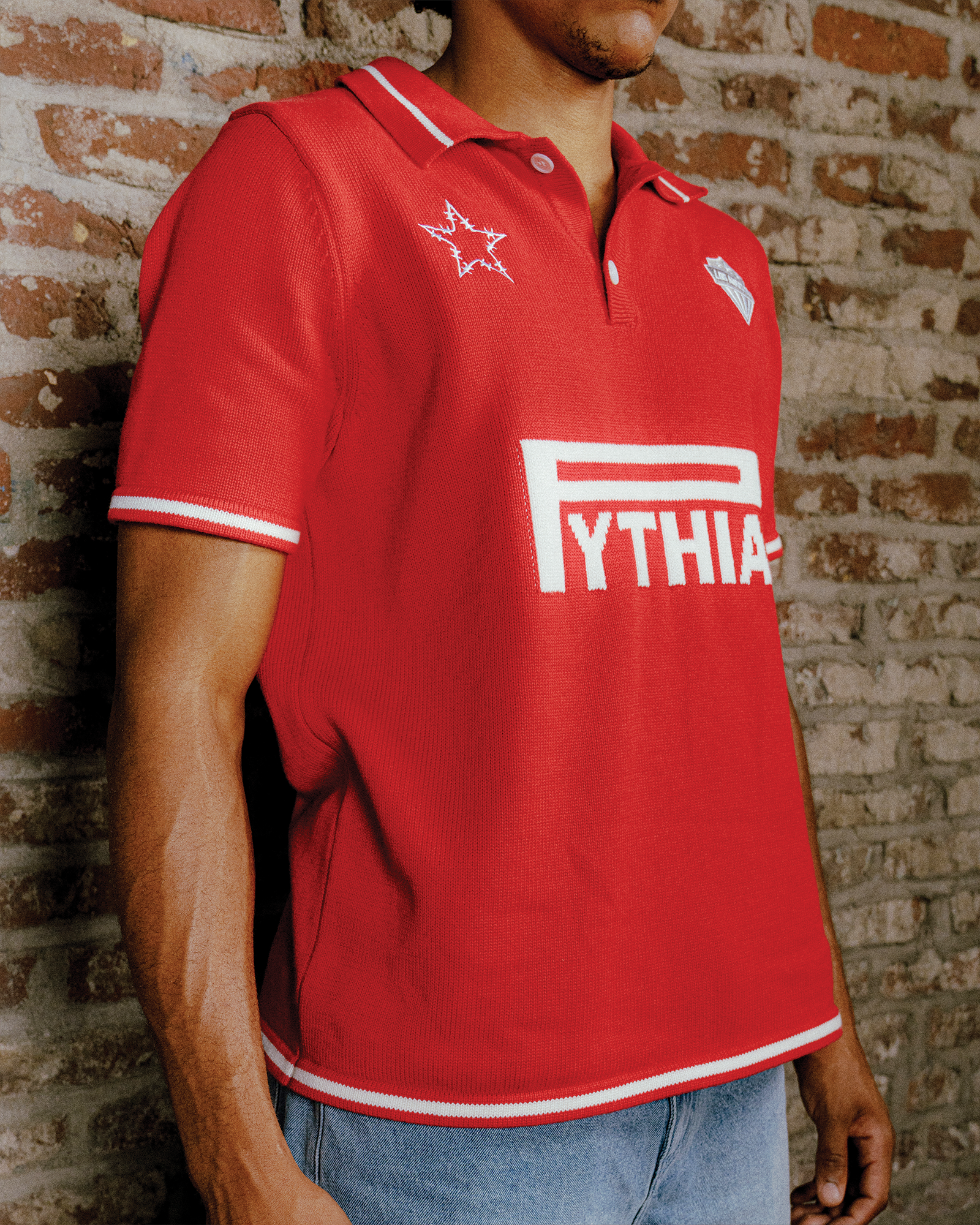 ONE-ELEVEN KNIT JERSEY - RED