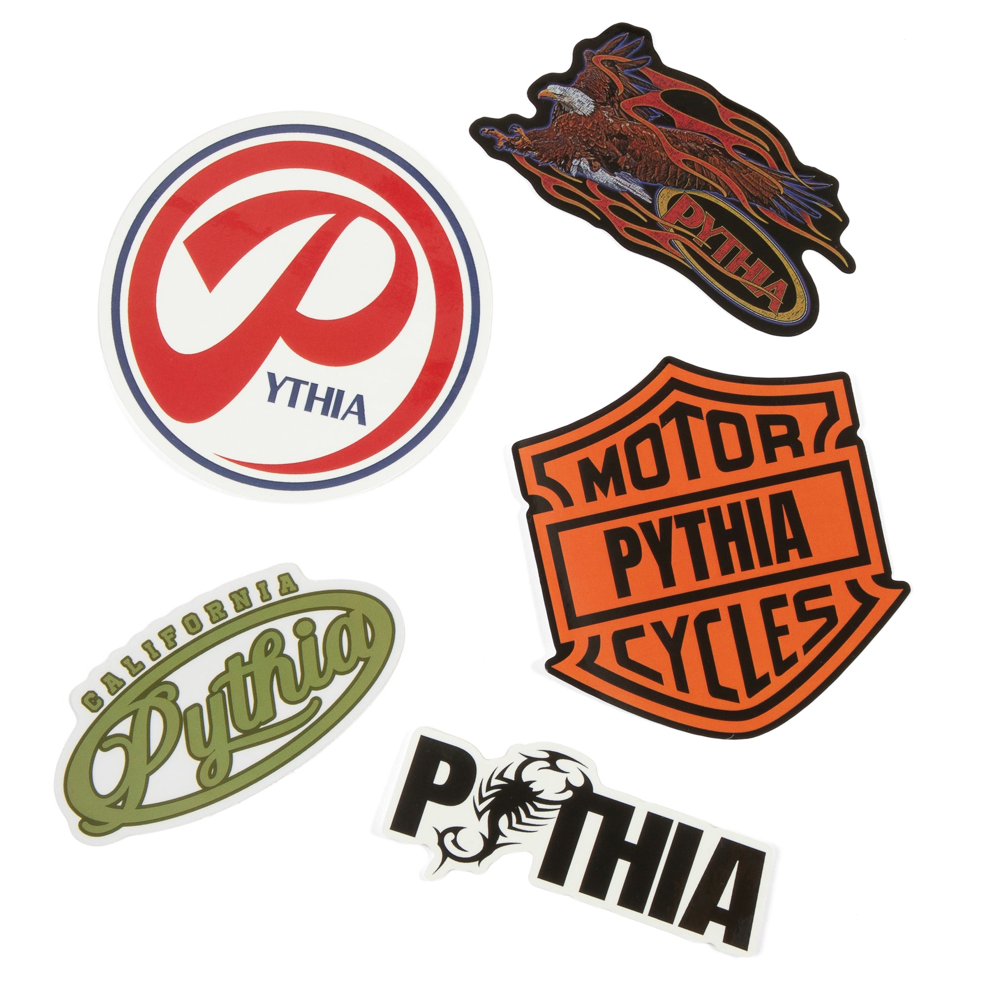 PYTHIA PACK - 5 STICKERS