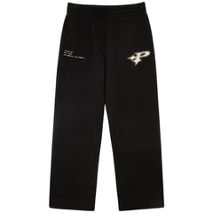 STUDDED LOGO SWEATS - WASHED BLACK