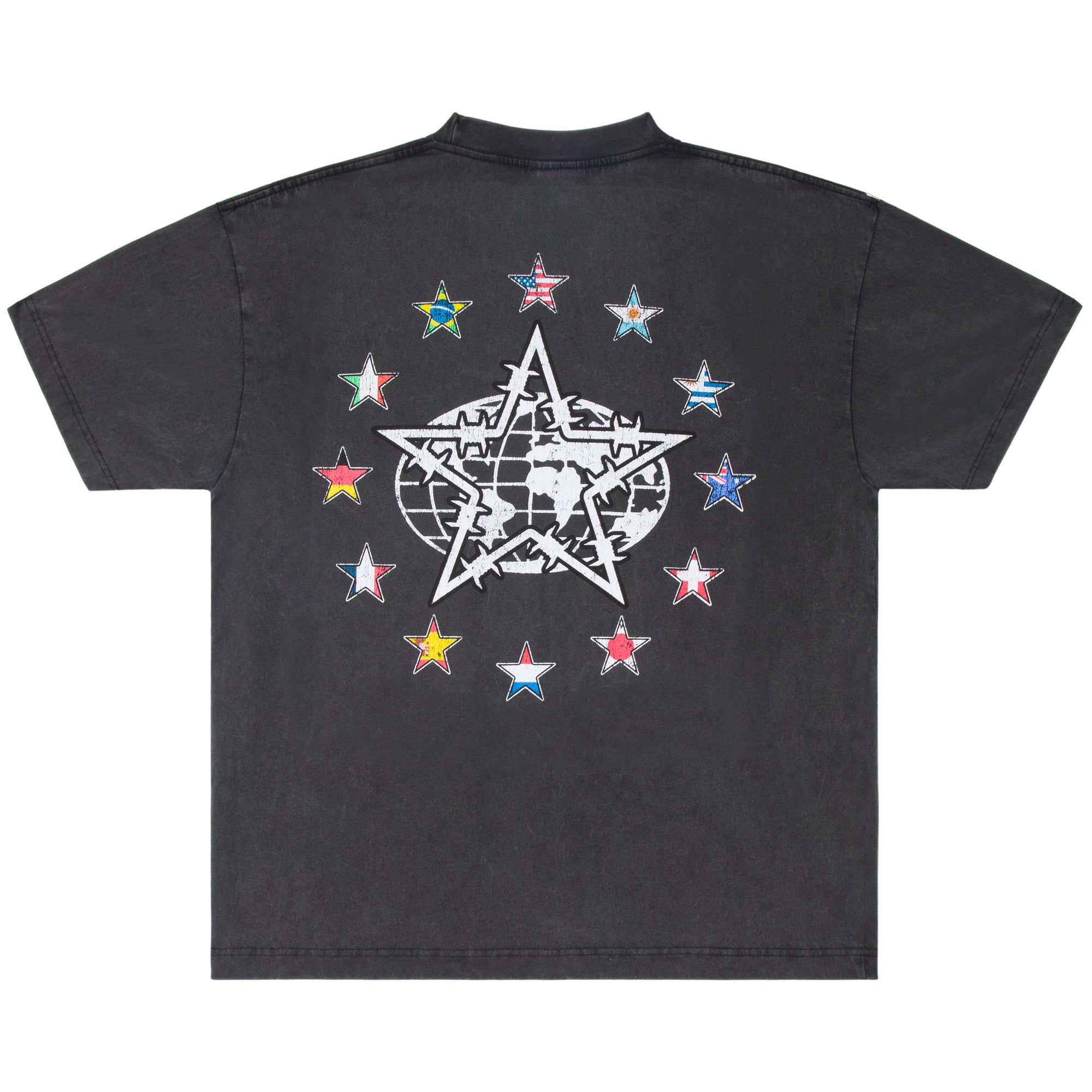 WORLD CUP TEE - WASHED BLACK