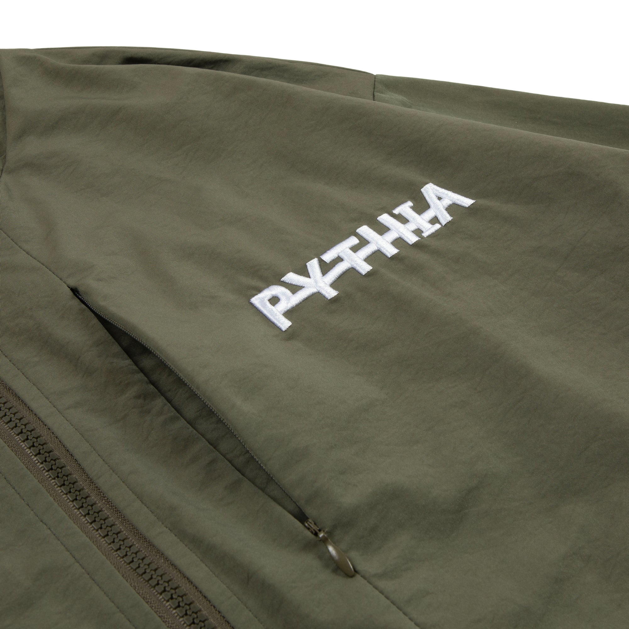 BARBWIRE STAR TRACK JACKET - OLIVE