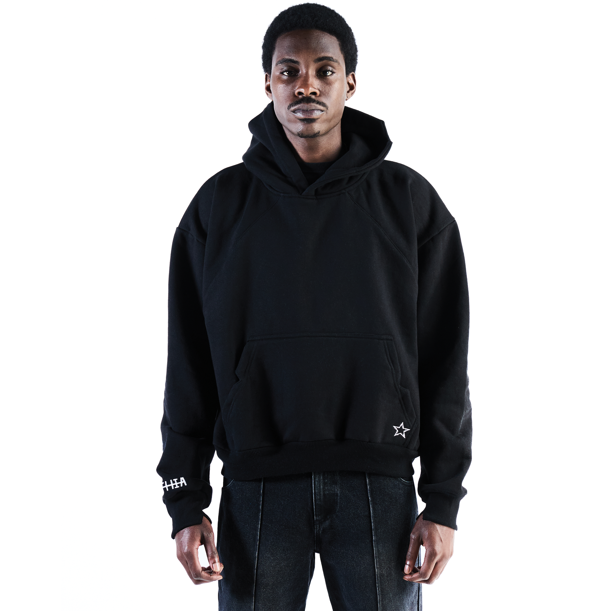 PERIPHERAL HOODIE - BLACK