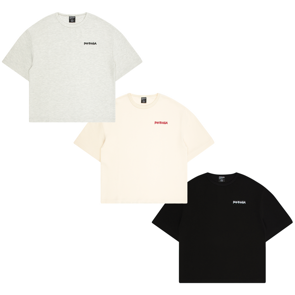 FRAME WAFFLE TEE - 3 PACK
