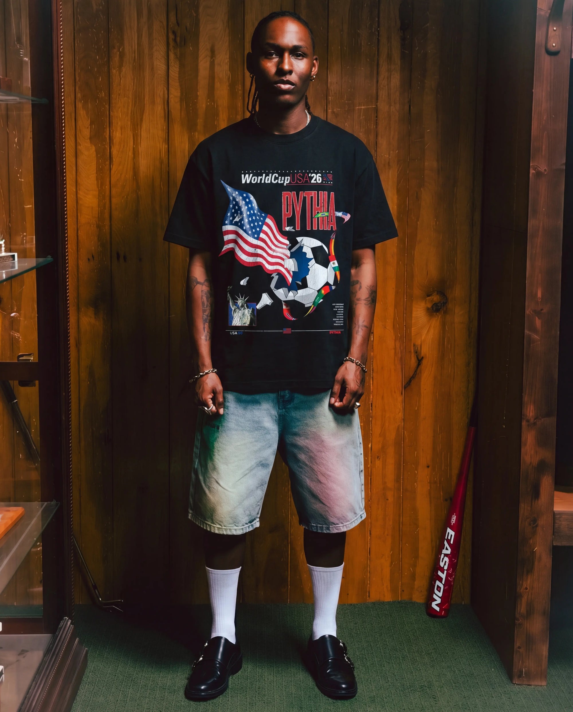 WORLD CUP USA TEE - BLACK