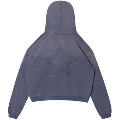 APPLIQUÉ STAR POCKET HOODIE