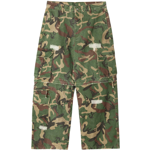 CAMO CONVERTIBLE CARGO PANTS