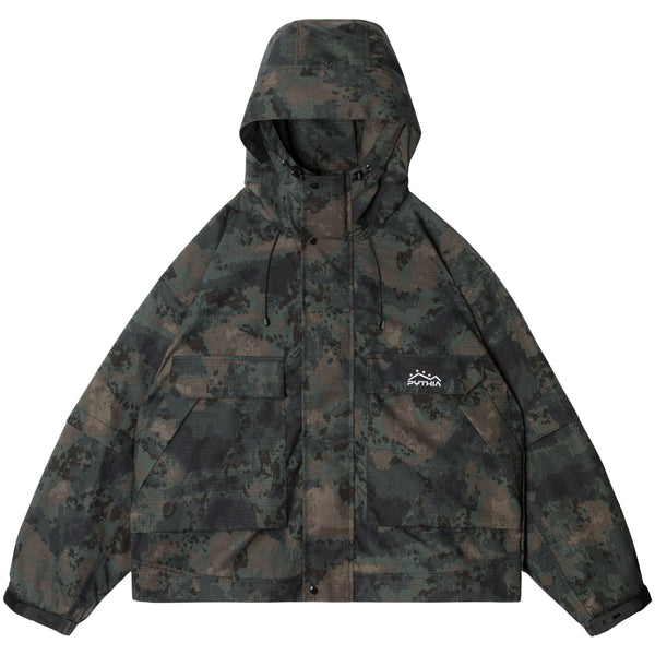 RIPSTOP UTILITY SHELL JACKET - NIGHT CAMO